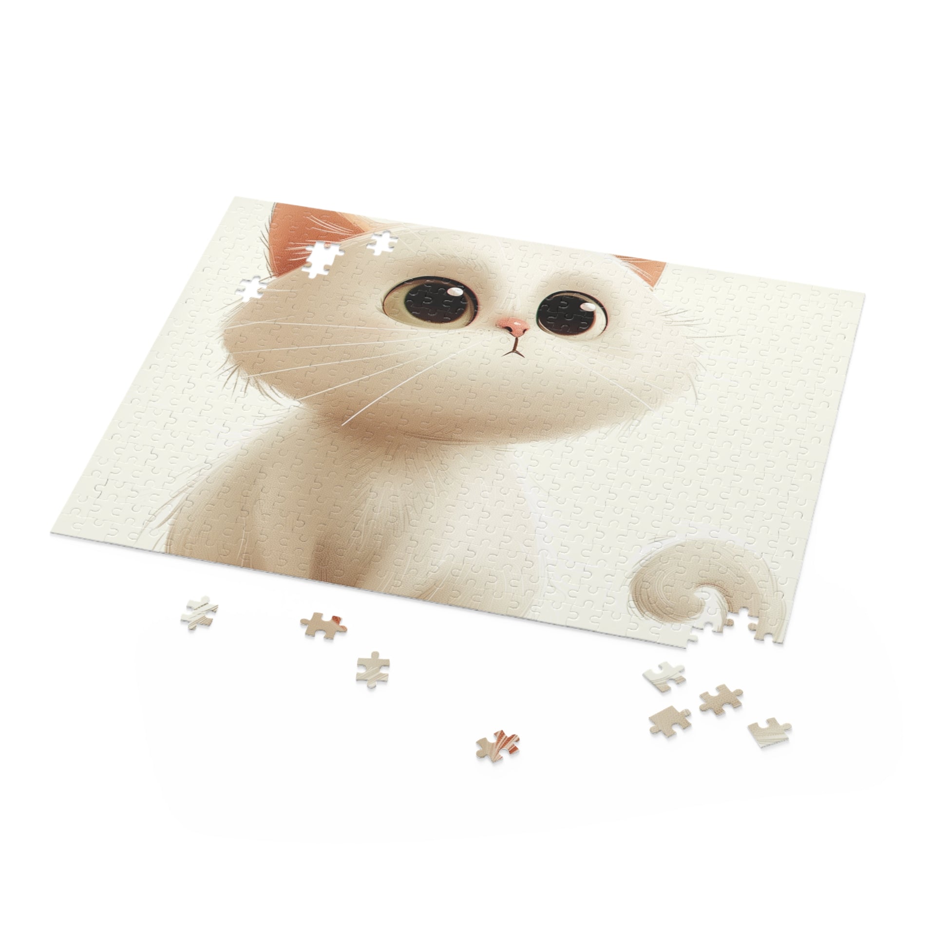 Adorable Cartoon Cat Jigsaw Puzzle - Perfect for Cat Lovers of All Ages, Hours of Fun and Entertainment