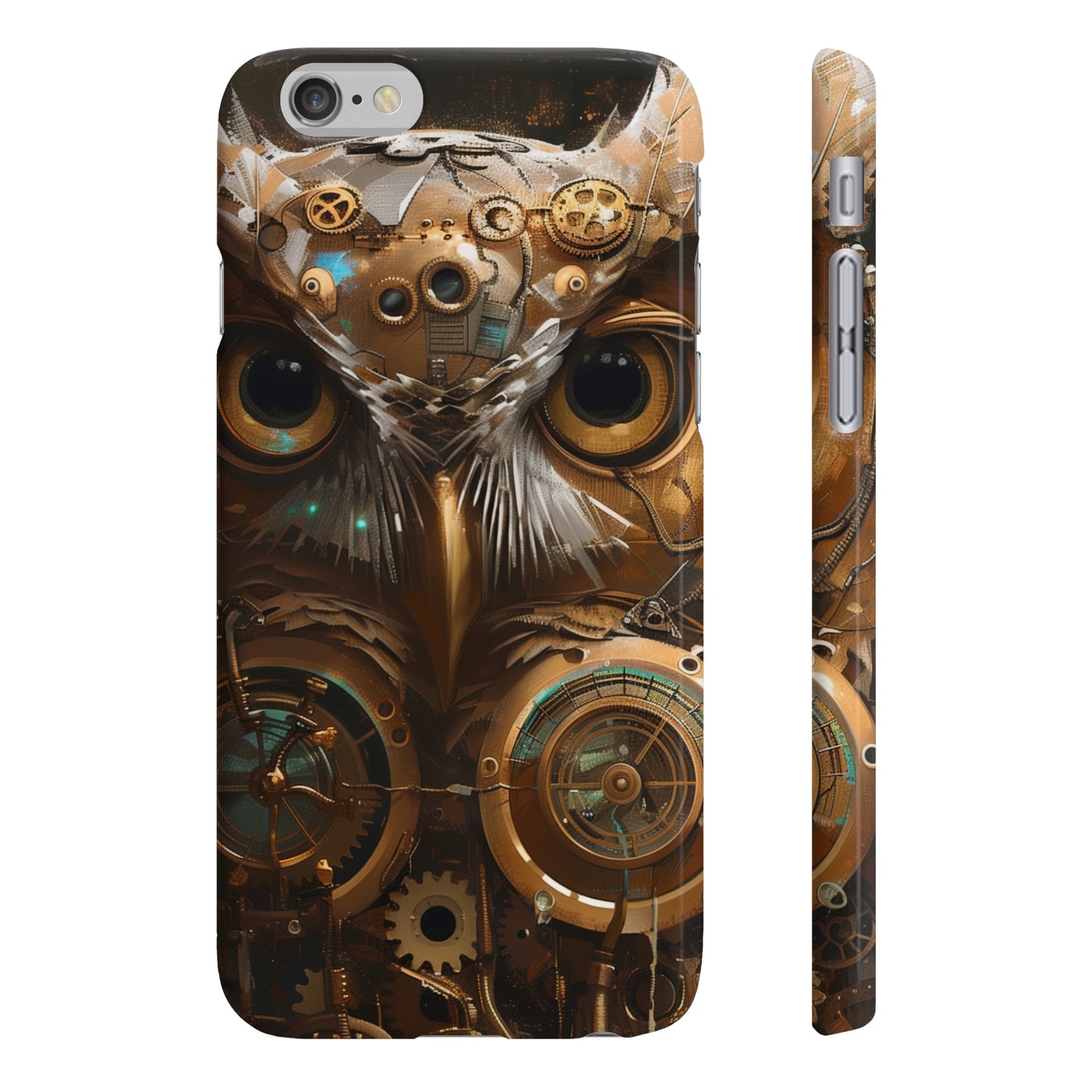 Steampunk Owl:Nocturnal Wonders Phone Case