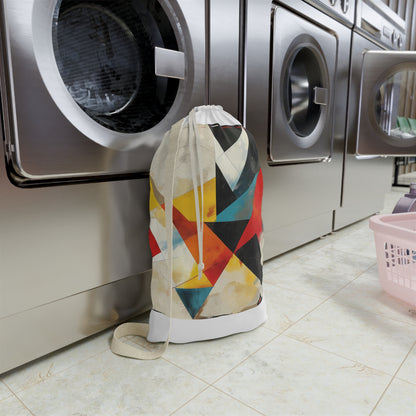 "Stylish Geometric Shape Laundry Bag for Organized Clothing Care"