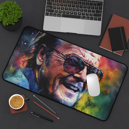 "Iconic Jack Nicholson desk mat collection for a stylish workspace upgrade"