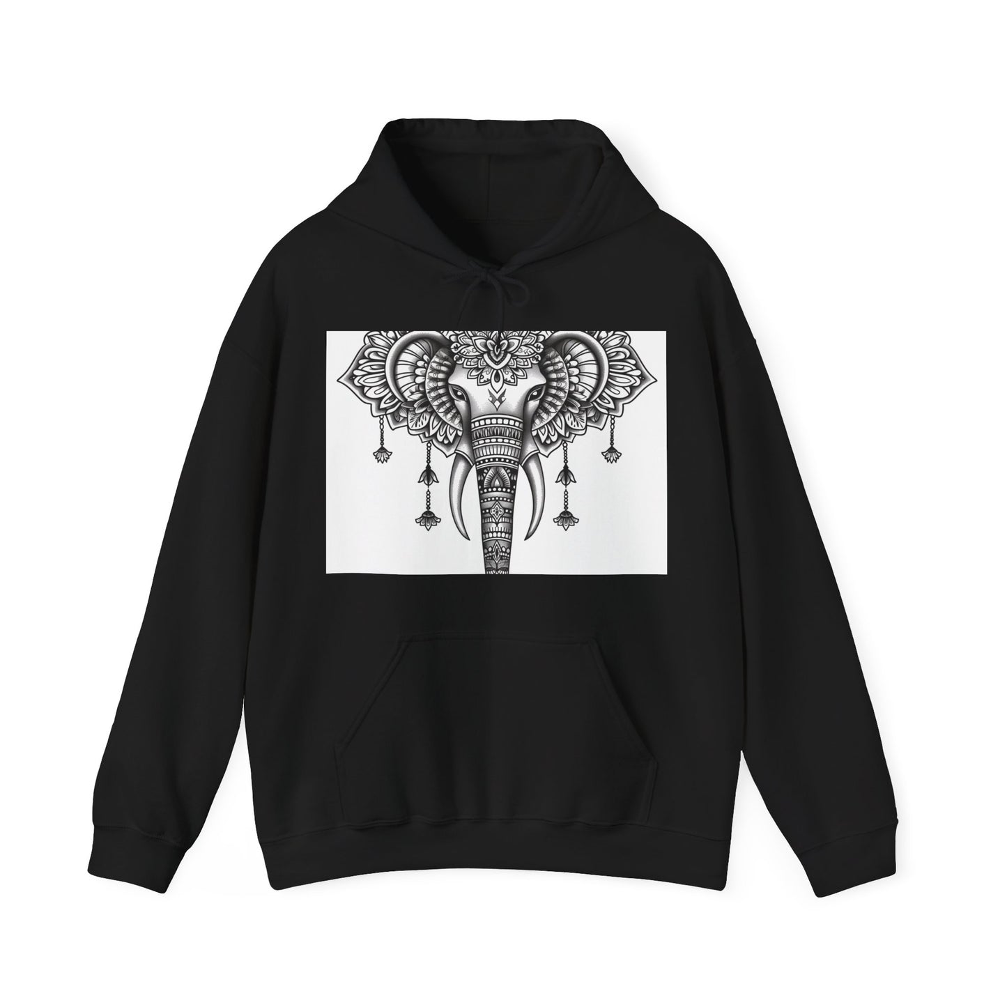 Elephant Hoodie: Adopt an Elephant on a Spiritual Journey | Hoodies | DTG, Hoodies, Men's Clothing, Regular fit, Unisex, Women's Clothing | Prints with Passion