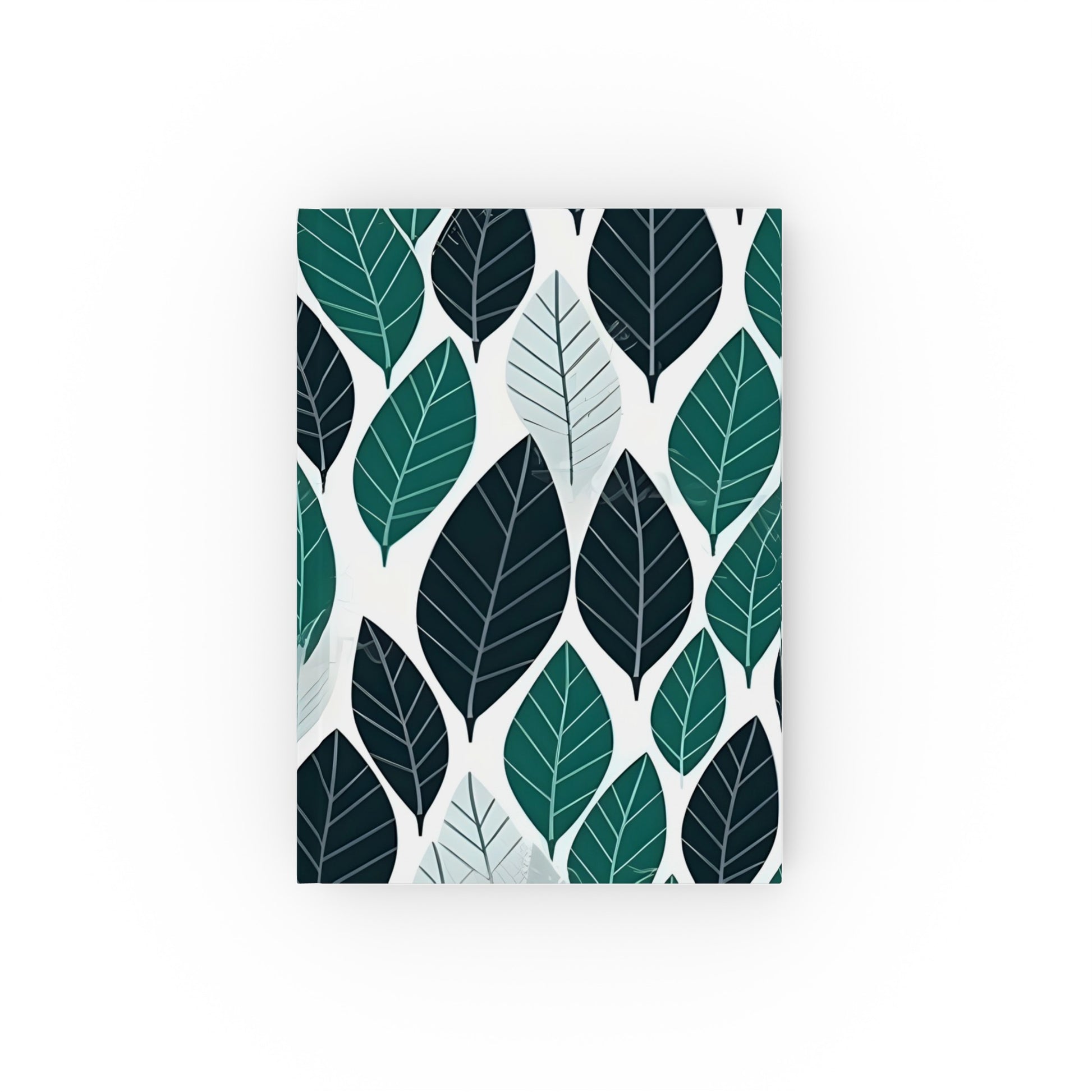 Verdant Muse Nature-Inspired Journal - Stylish hardcover with seamless leaf pattern in verdant green. Perfect for all seasons #naturejournal #giftideas