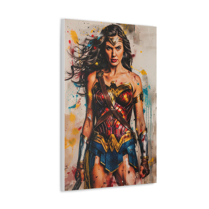 Wonder Woman Artwork: Warrior, Icon, Inspiration Canvas Print