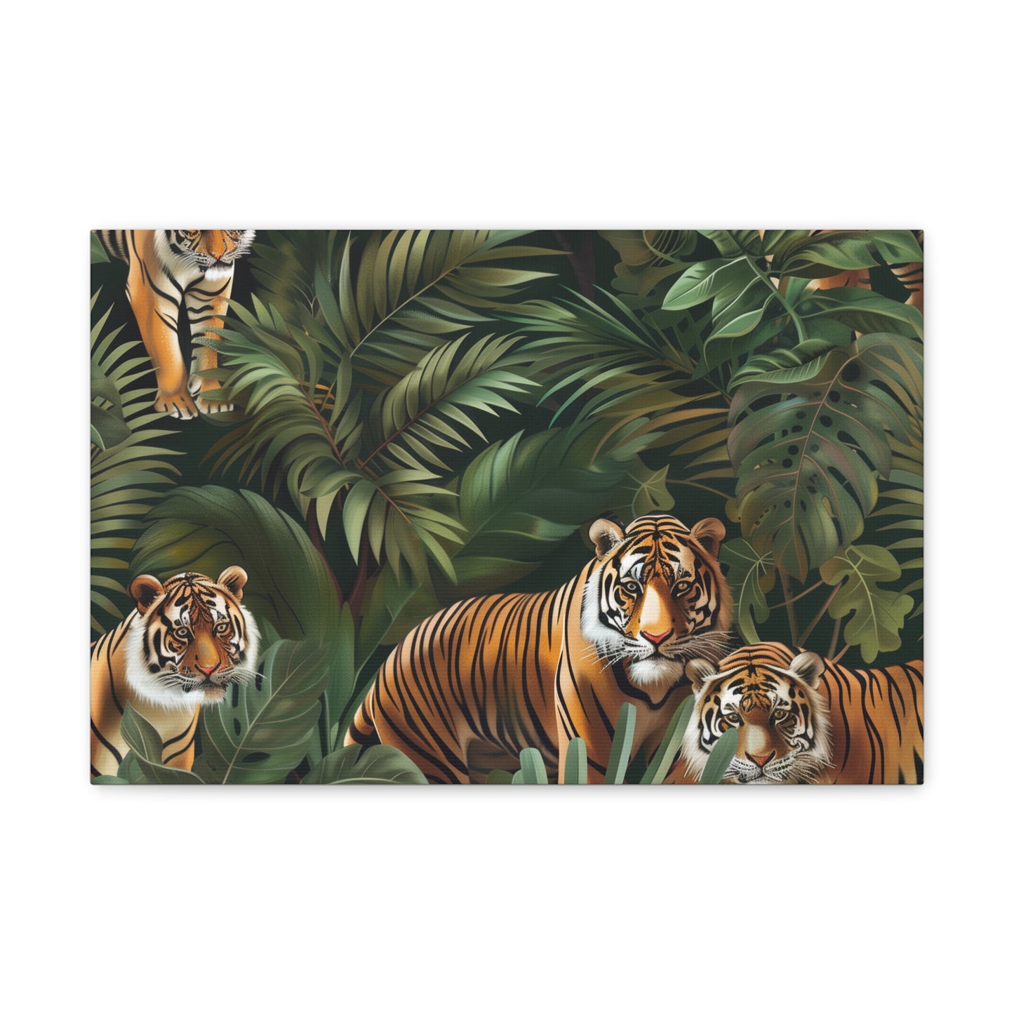 Tiger Jungle Safari Canvas Print