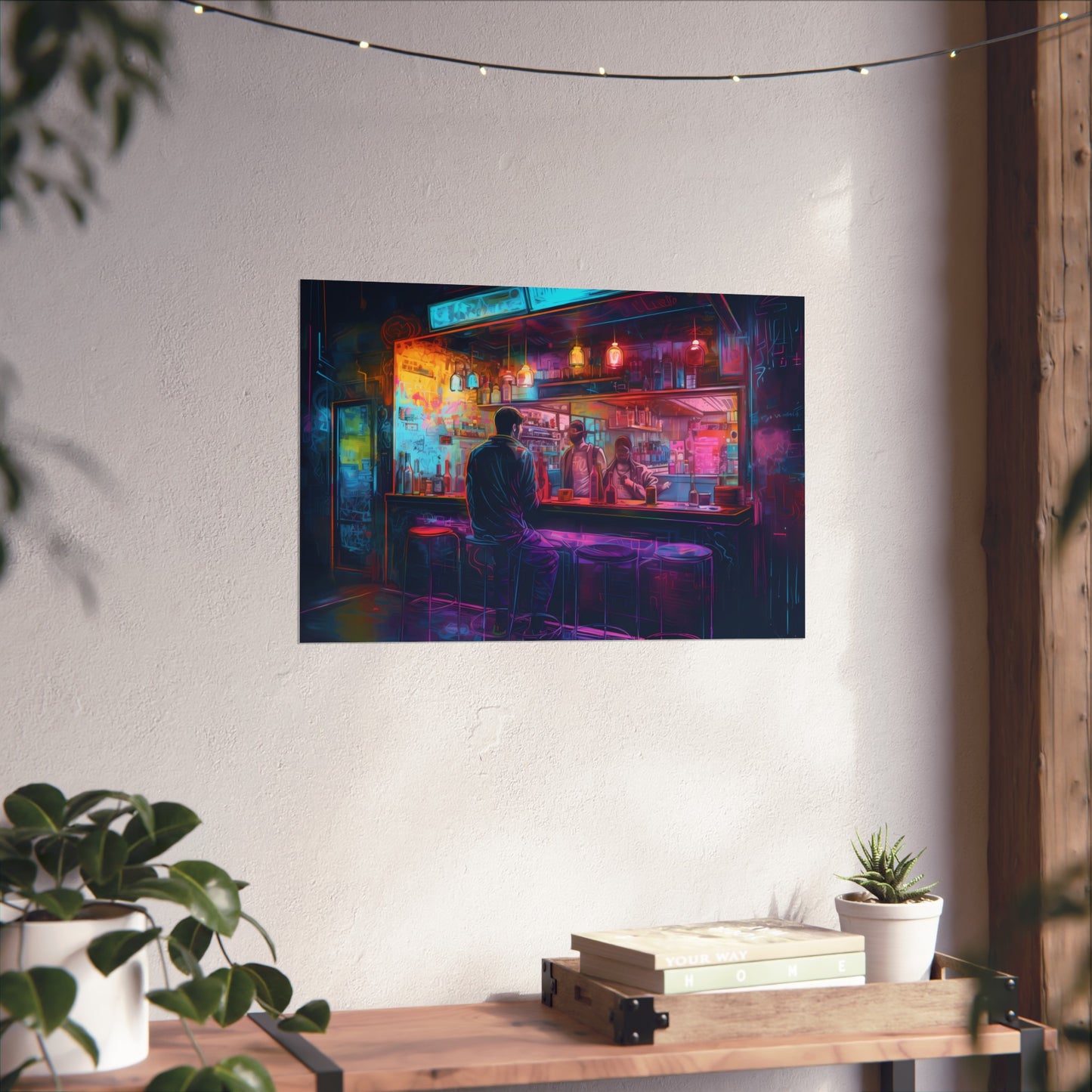 and intoxicating allure of this nocturnal wonderland. Adorn your walls with this evocative tribute to the vibrant tapestry of nightlife