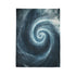 Storm Shaped Like a Spiral Eye Plush Fleece Throw Blanket