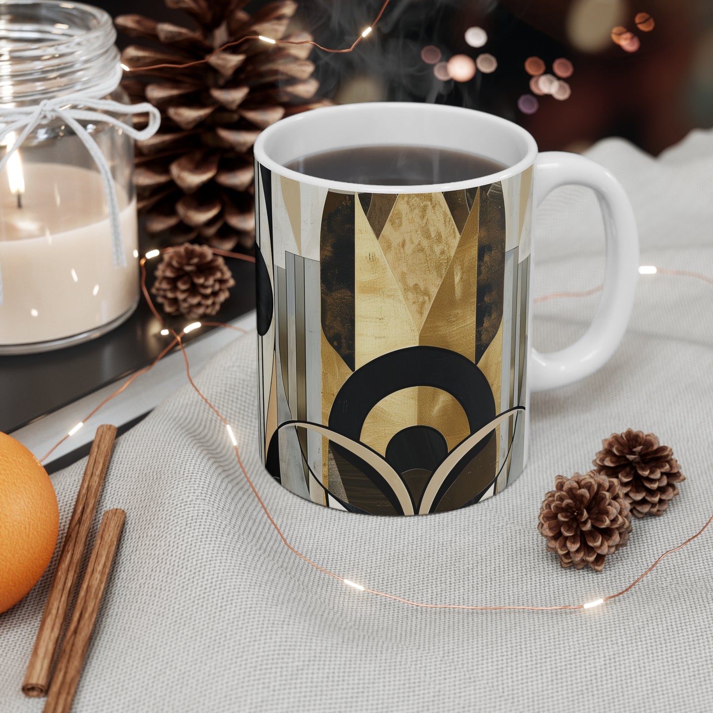 Abstract Art Deco Coffee Mug