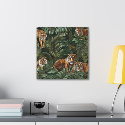 Tiger Jungle Safari Canvas Print