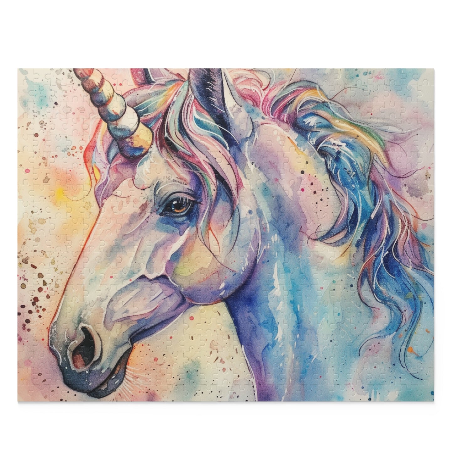 Whimsical Watercolor Unicorn Jigsaw Puzzle - Perfect for Unicorn Lovers - Hours of Fun and Relaxation