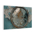 Fractured Portal in Cracked Mirror — Canvas Wall Art — Side Profile & Stretched Corner Detail