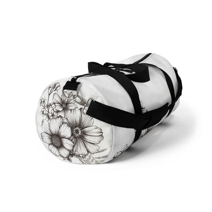 Floral Sketch Duffel Bag