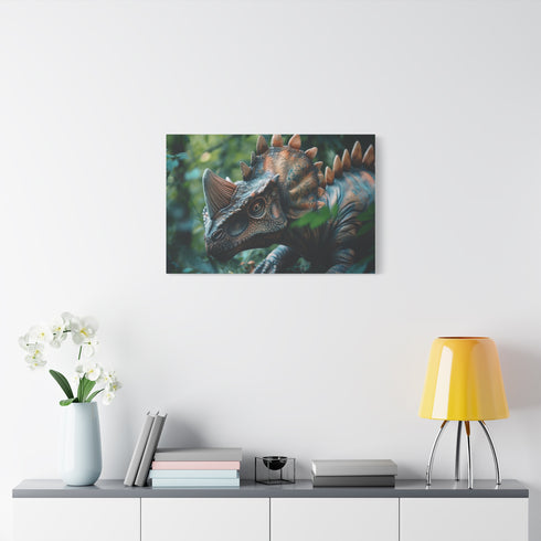 Stegosaurus Dinosaur — Canvas Wall Art — Product Detail View 7
