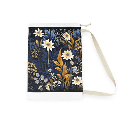 "Wildflower Meadow Laundry Bag - Durable and Stylish Floral Patterned Laundry Bag for Sorting Clothes"