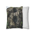 Golem Made of Stone and Vines (Edition II) — 40×40 Cushion Cover — Soft Brushed Fabric Texture Close-Up