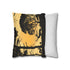 Nature Wildlife Silhouette (Edition II) — Faux Suede Cushion Cover — Sofa & Living Room Lifestyle View
