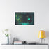 Overgrown Library with Glowing Books — Canvas Wall Art — Product Detail View 7