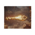 Mystic Key Floating over Canyon Altar Plush Fleece Throw Blanket