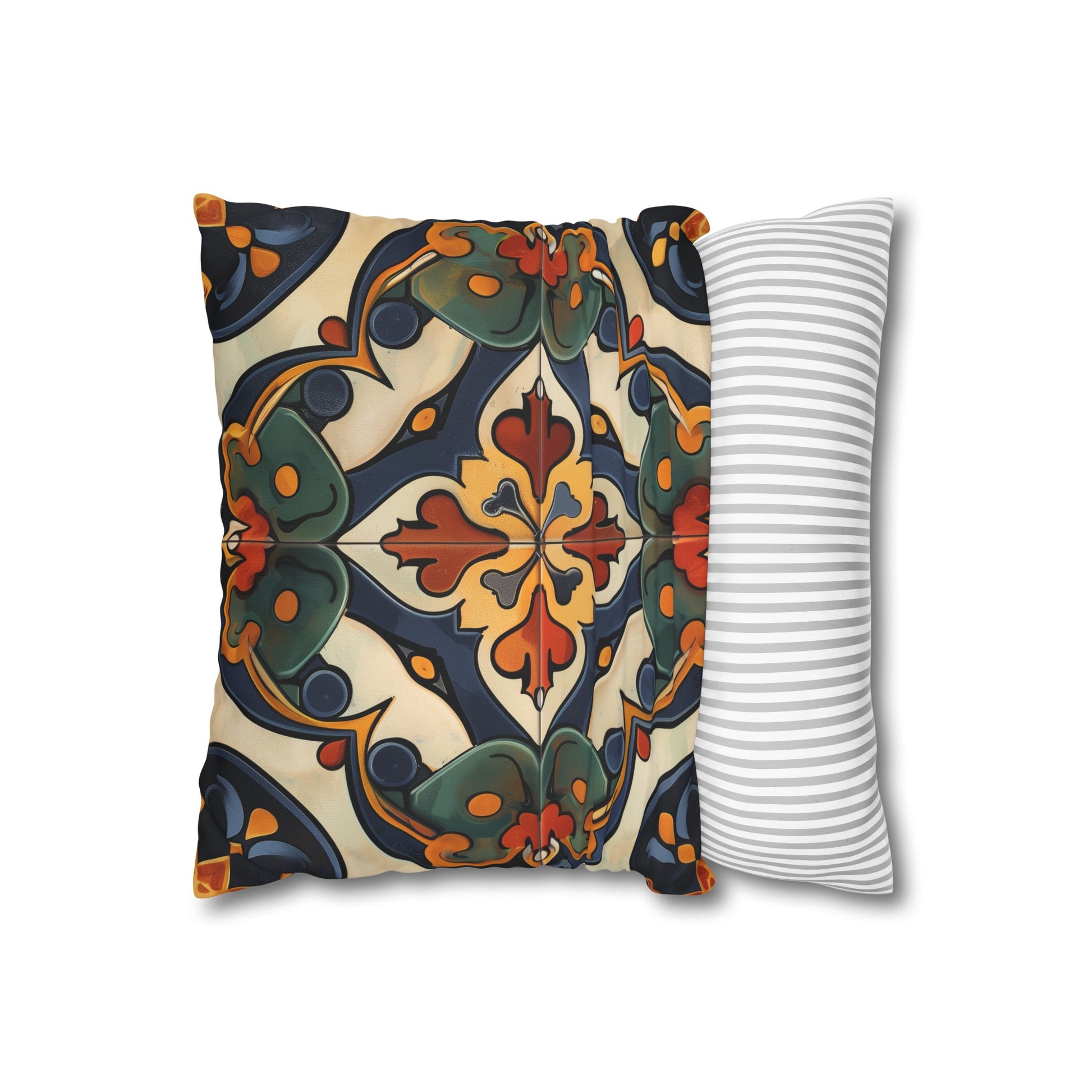 "Artisan Tiles Pillowcase Collection - Add luxury to your bed with seamless pattern design"