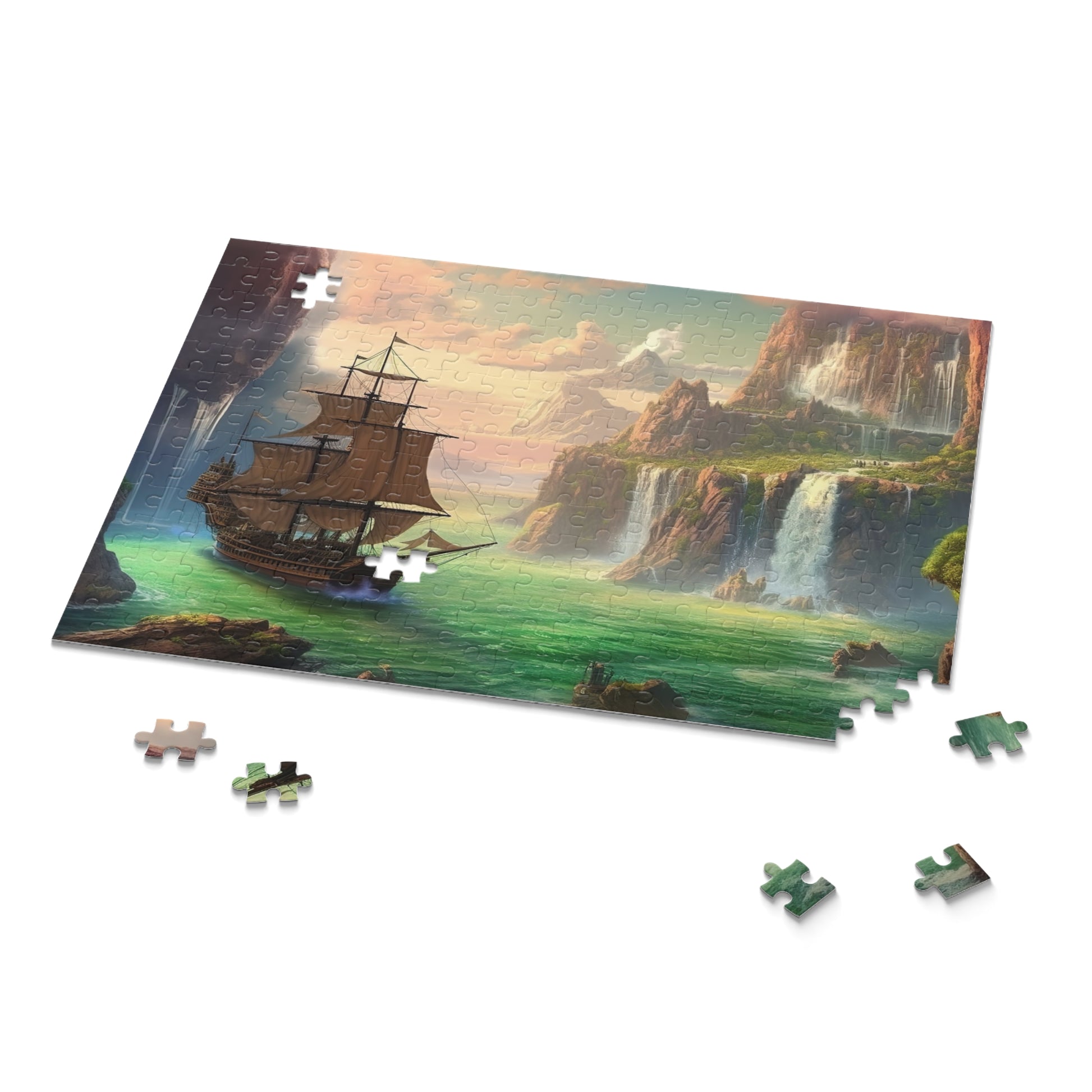 Enchanted Neverland jigsaw puzzle with magical fairytale scene