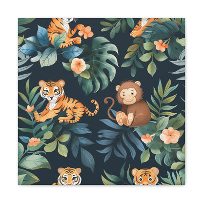 Tiger Jungle Safari Canvas Print