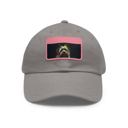 Adorable Yorkshire Terrier Embroidered Baseball Cap