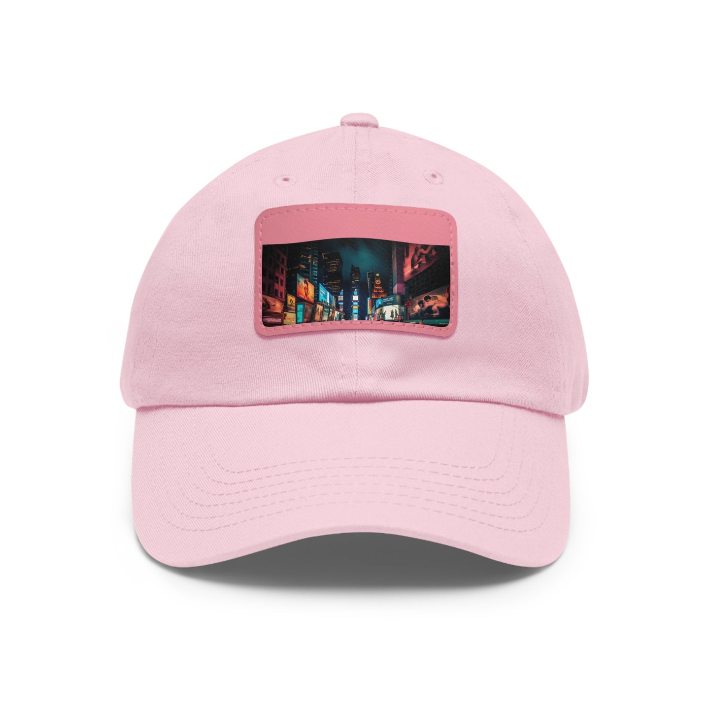 Times Square Nights Embroidered Baseball Cap