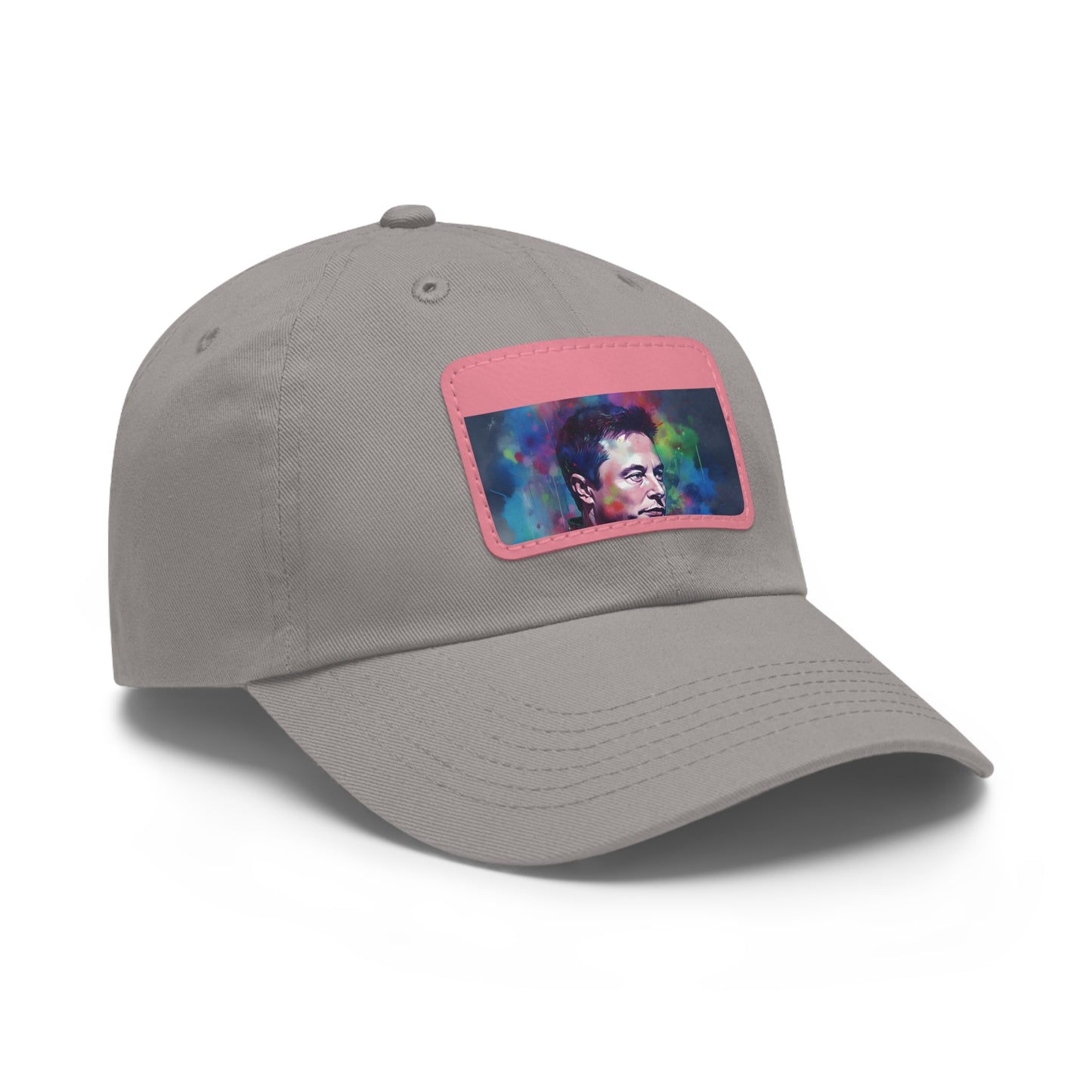 Neon Dreams: Elon Musk Watercolor Baseball Cap