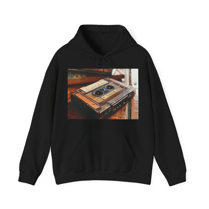 Retro Rewind: Relive the Golden Age of Music in This Vintage Cassette Tape Hoodie | Hoodies | DTG, Hoodies, Men's Clothing, Regular fit, Unisex, Women's Clothing | Prints with Passion