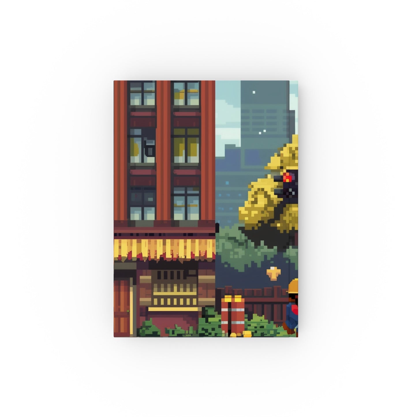 Press Start 8-Bit Notebook - Retro-cool journal for gamers and pixel art enthusiasts to capture thoughts and high scores! Perfect for creative inspiration.