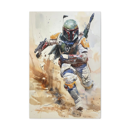 Canvas: Boba Fett Helmet The Legendary Bounty Hunter | Canvas | Art & Wall Decor, Canvas, Fall Picks, Hanging Hardware, Home & Living, Indoor, Top Spring Products, Valentine's Day promotion | Prints with Passion