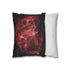 Exploding Supernova in Deep Space (Edition II) — 40×40 Cushion Cover — Soft Brushed Fabric Texture Close-Up