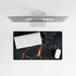 Cracked Earth with Glowing Veins — XL & XXL Desk Mat — Product Detail View 8