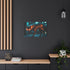 Cyber Fox with Glowing Circuitry — Canvas Wall Art — Product Detail View 8