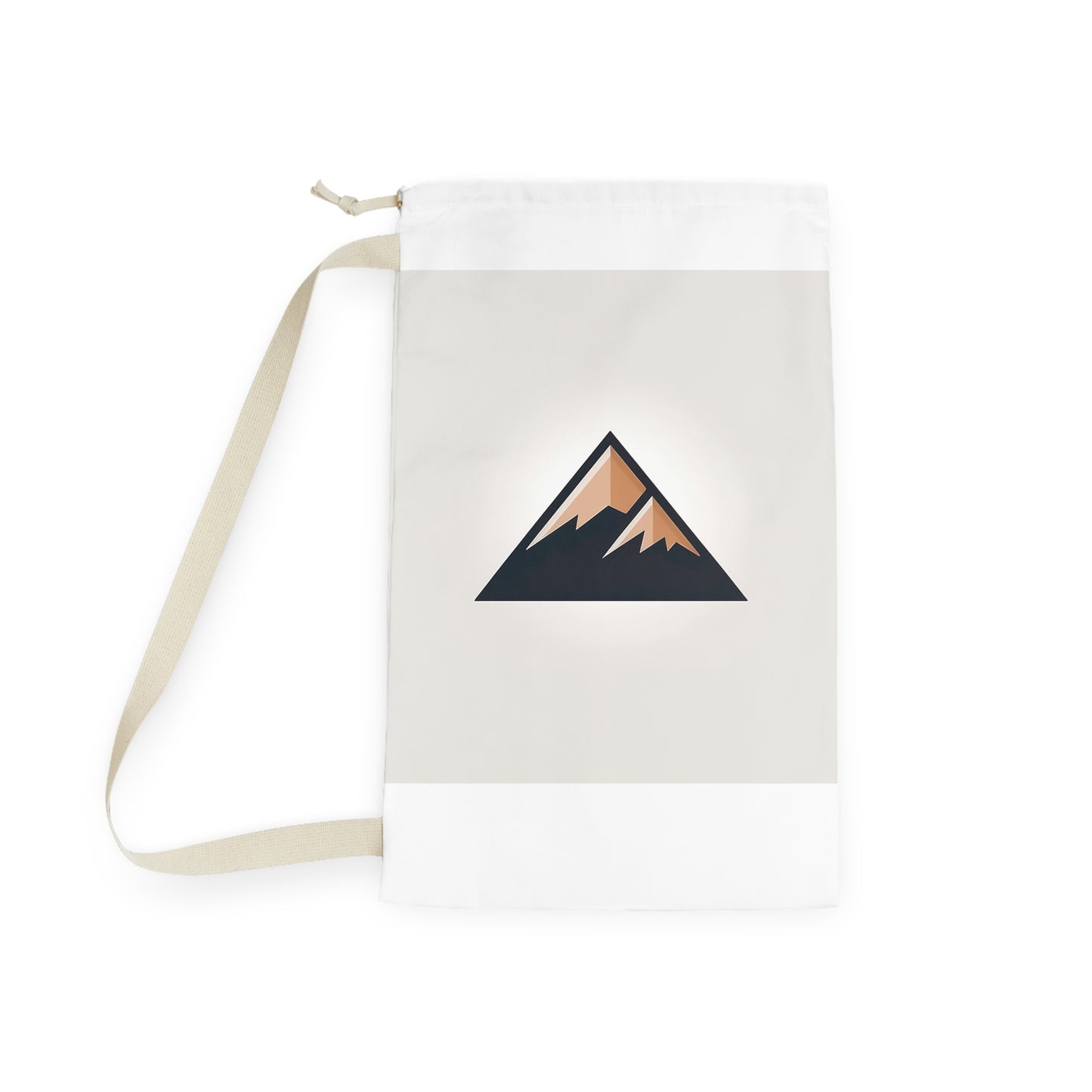 Stylish mountain logo laundry bag for easy laundry storage, made of durable material. Elevate your routine!