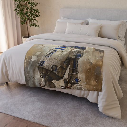 this Blanket features a playful design that will spark imagination and comfort. Get ready to build your dream Star Wars blanket fort with this must-have addition to your collection.