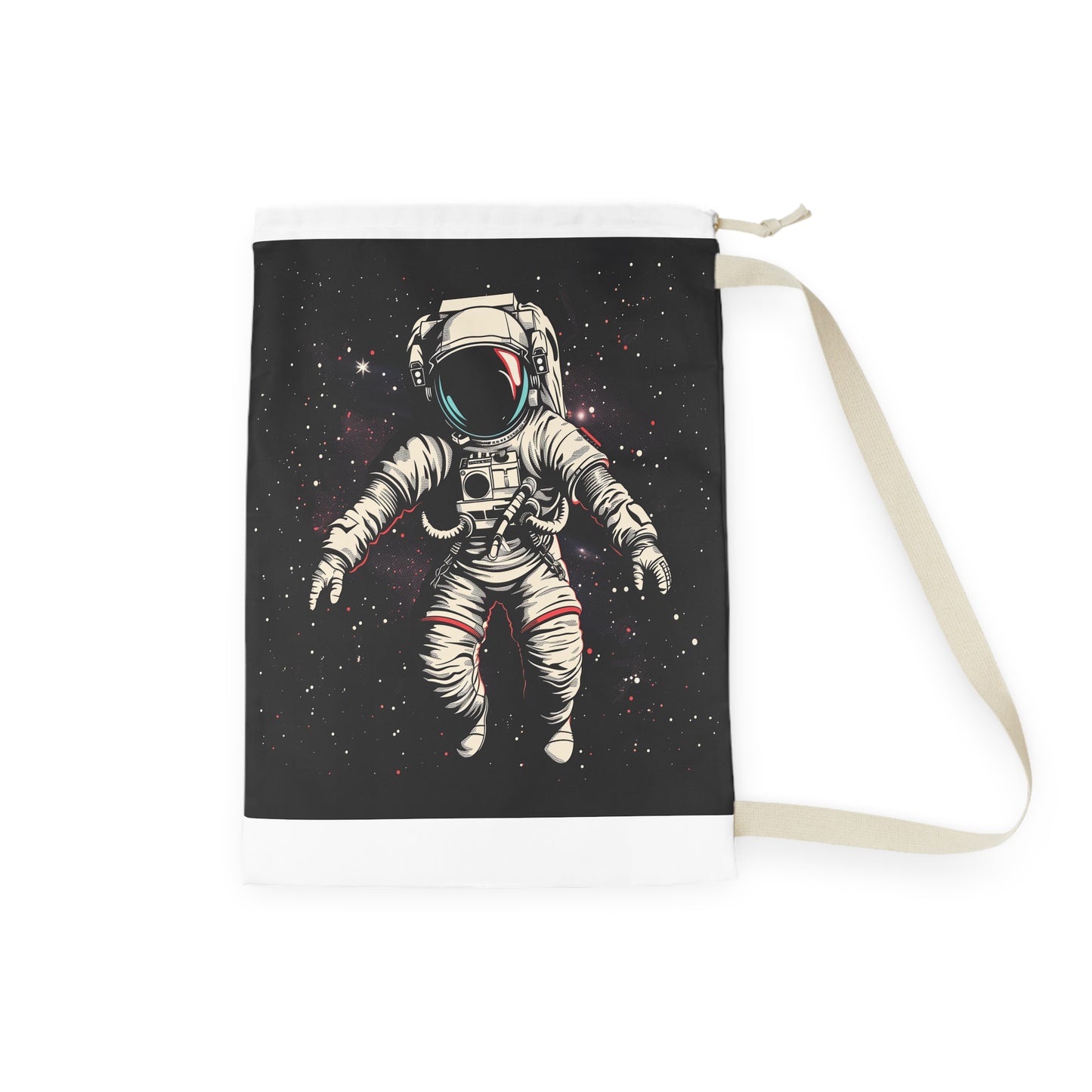 "Space Astronaut Laundry Bag - Durable, Fun Design for Your Laundry Needs"