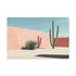 Minimal Desert Scene with Sharp Shadows — Canvas Wall Art — Front Gallery-Wrapped Canvas View