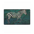 Techno Zebra Running Through Circuits — XL & XXL Desk Mat — Gaming & Workspace Desk Setup View