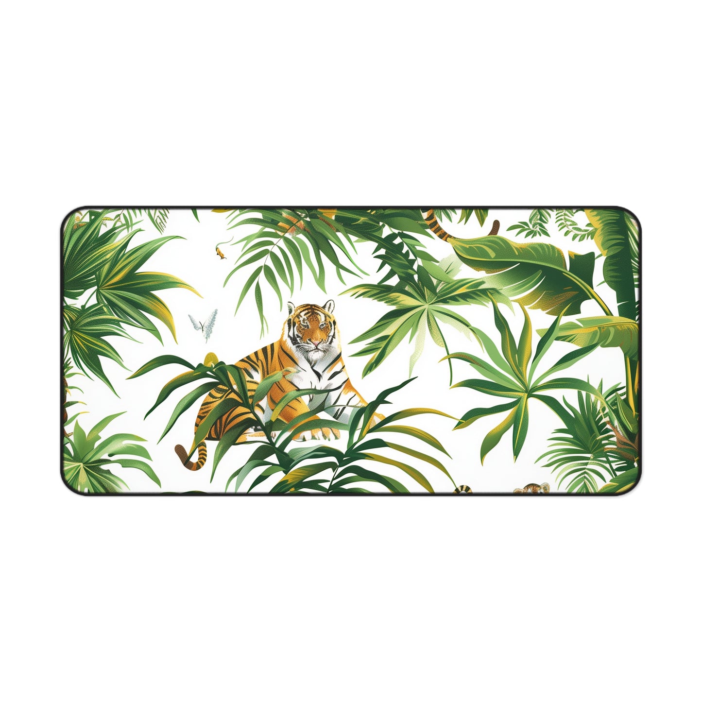 "Jungle Safari Tiger Desk Mat - Bring the Wild into Your Workspace"