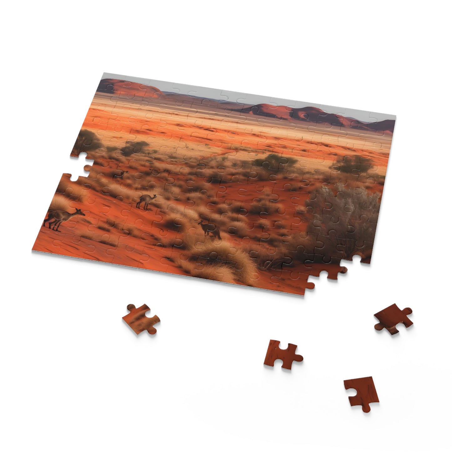 Red Desert Rock Jigsaw Puzzle