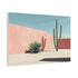 Minimal Desert Scene with Sharp Shadows — Canvas Wall Art — Product Detail View 6