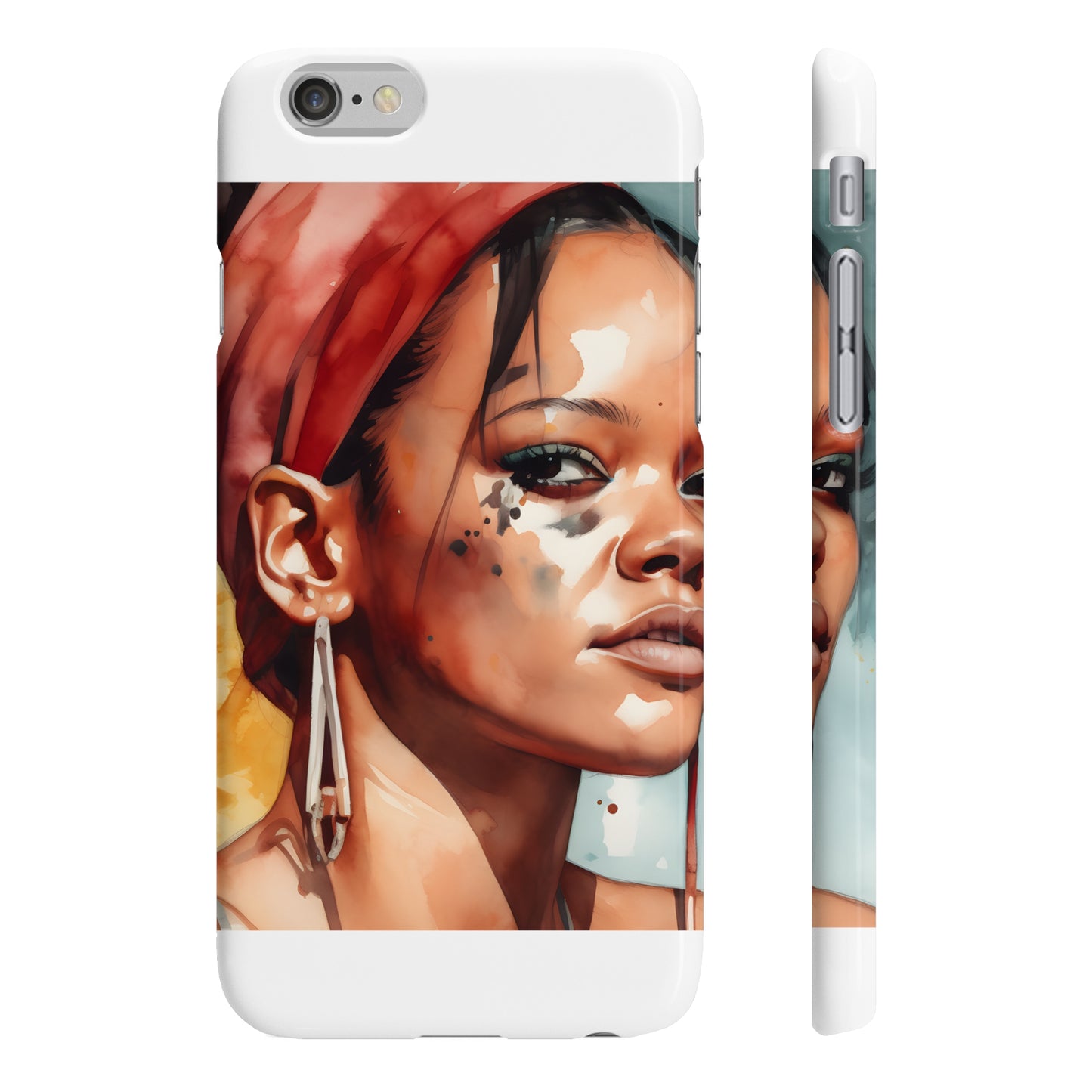 Rihanna Phone Case - Watercolor Music & Style Icon Phone Case | Phone Case | Accessories, Glossy, iPhone Cases, Matte, Phone Cases, Samsung Cases, Slim | Prints with Passion