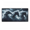 Storm Clouds Shaped Like Mythical Beasts — XL & XXL Desk Mat — Full Top-Down Artwork View