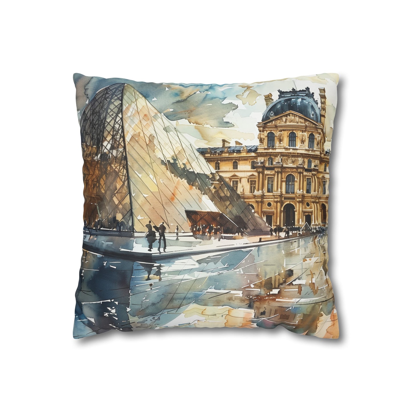 Parisian Watercolor Dreams Pillowcase | Pillow Cases | All Over Print, AOP, Bed, Bedding, Home & Living, Indoor, Pillow Case, Pillow Covers, Pillows & Covers, Sublimation | Prints with Passion