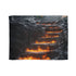 Lava Staircase in Frozen Jungle Plush Fleece Throw Blanket