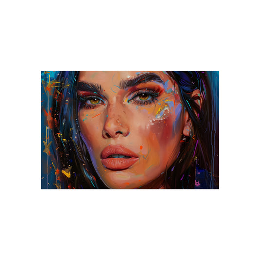 Kendall Jenner Painting Poster