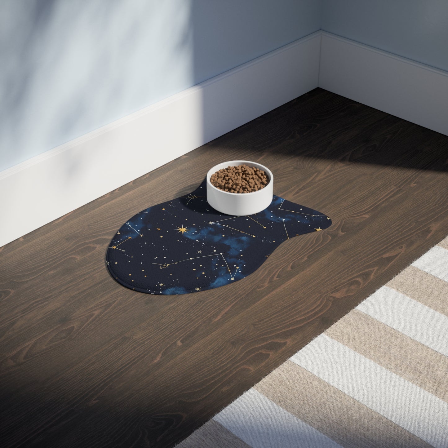 Starry Night Pet Feeding Mat