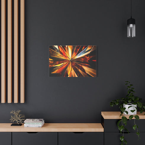 Geometric Starburst Explosion — Canvas Wall Art — Product Detail View 8
