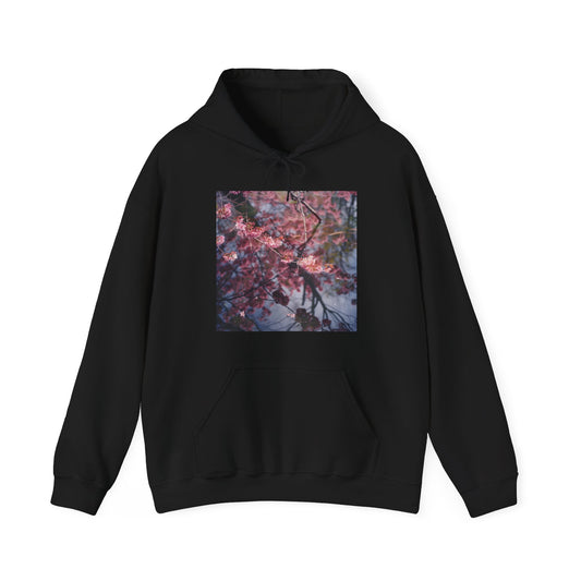 Cherry Blossom Breeze Hoodie: Floral Serenity in Pink Hues | Hoodies | DTG, Hoodies, Men's Clothing, Regular fit, Unisex, Women's Clothing | Prints with Passion