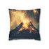 Inverted Volcano Raining Stardust (Edition II) — 40×40 Cushion Cover — Front 40×40 cm Square Cushion View